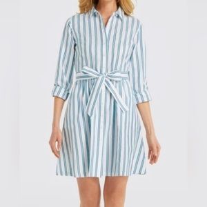 Draper James Shirtdress Stripe